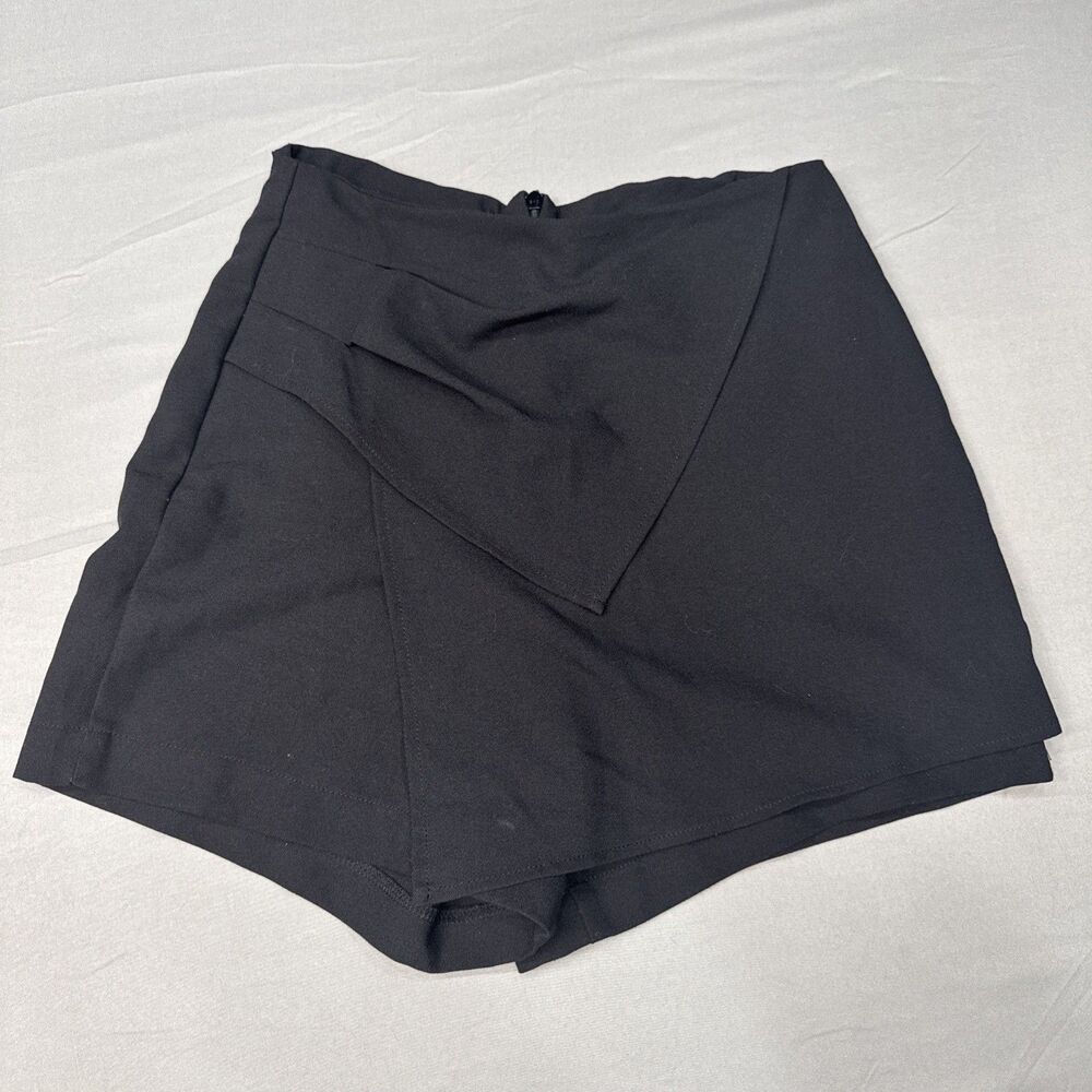 Lovely Day Skort Dress Women's Small Black Made USA Zip Back EUC